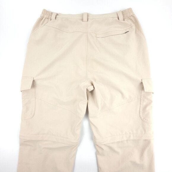 NORTH FACE Convertible Cargo Pant Zip Off Shorts Utility Outdoor Gorpcore Beige - Picture 6 of 9